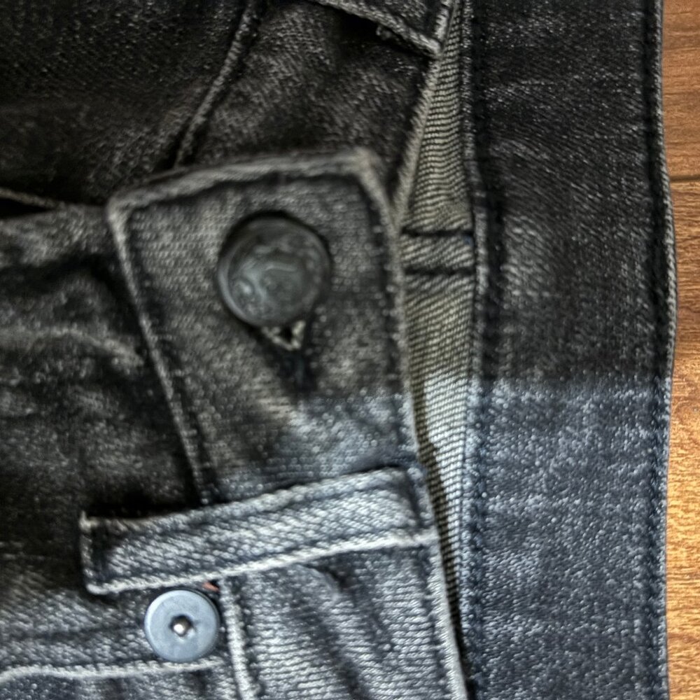R13 Alison distressed skinny black jeans size 26 - Picture 9 of 12